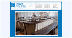 Desktop Screenshot of discountpartyrentals.com